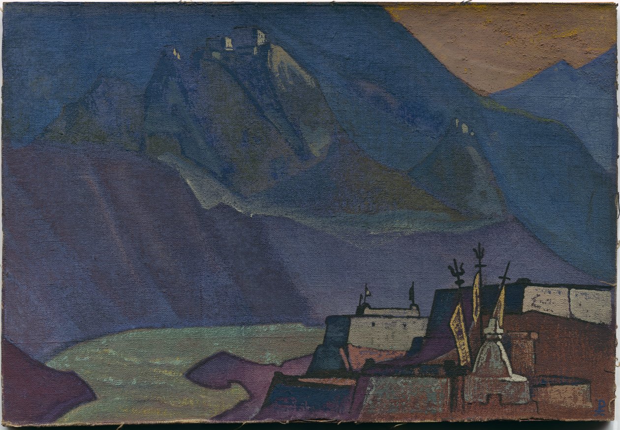 钱德拉河（Chandra River），1932年 作者 尼古拉斯·罗里奇