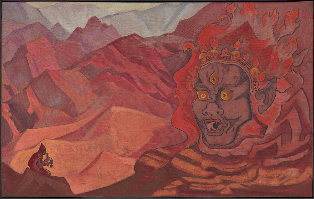 多杰，大胆的一人，“东方的旗帜”，系列，1925年 作者 尼古拉斯·罗里奇
