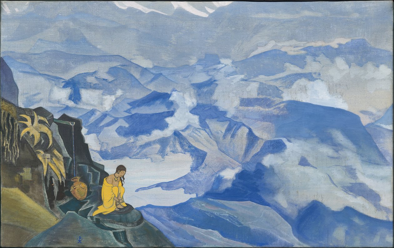 生命之滴，“锡金”系列，1924年 作者 尼古拉斯·罗里奇