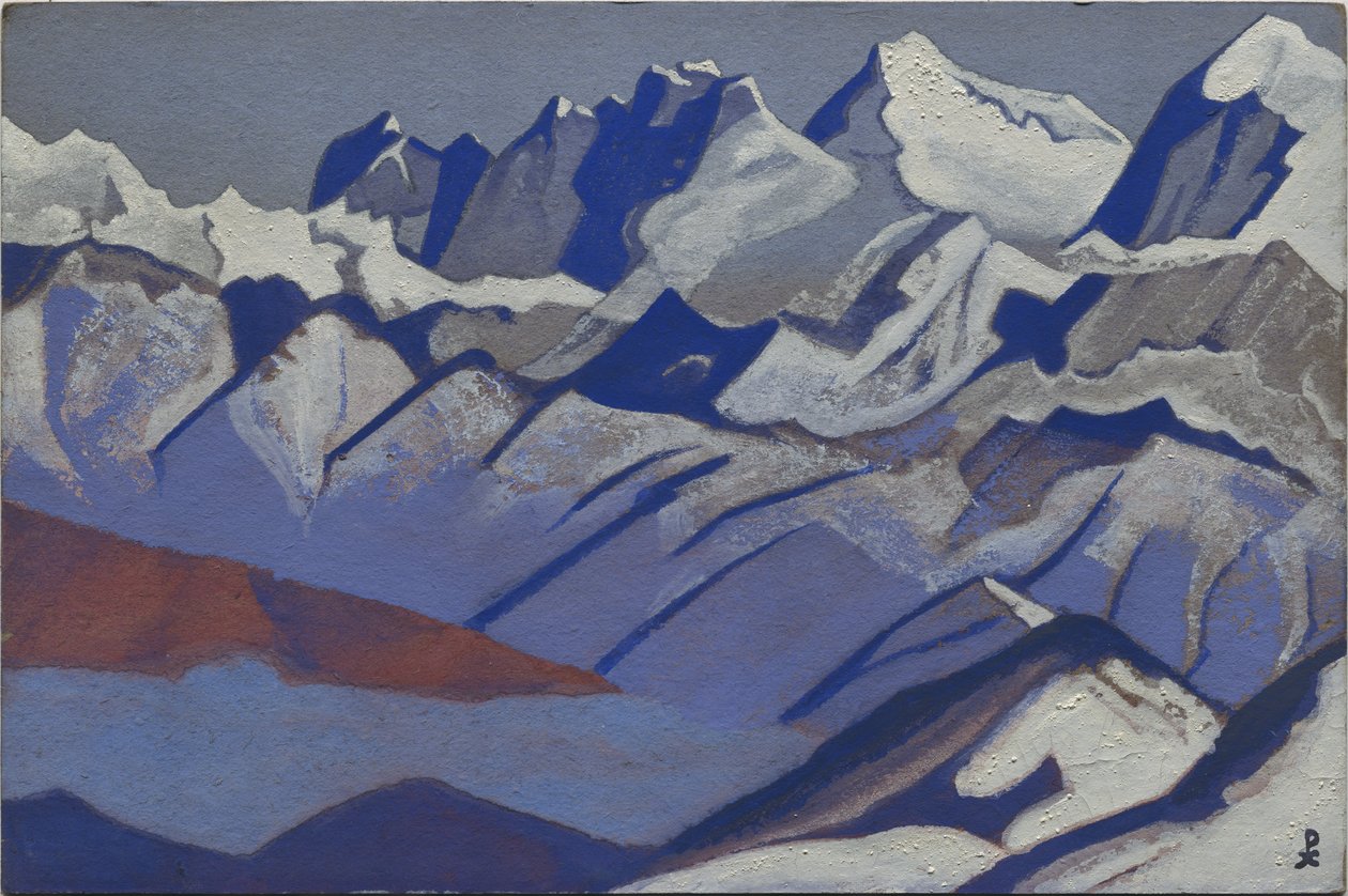 珠穆朗玛峰，1936年 作者 尼古拉斯·罗里奇