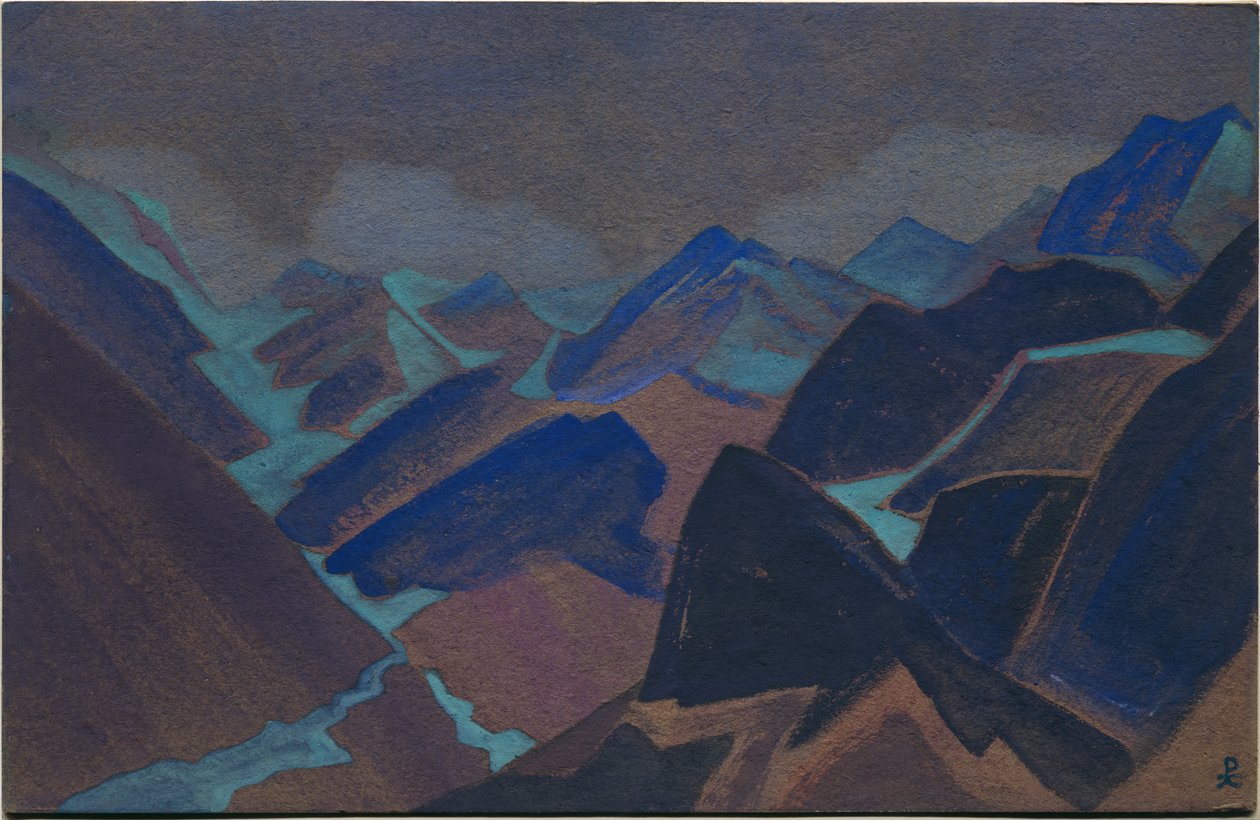 拉胡尔冰川，1936年 作者 尼古拉斯·罗里奇
