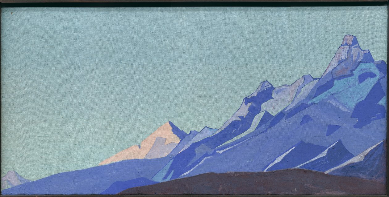 喜马拉雅山，傍晚，1933年 作者 尼古拉斯·罗里奇