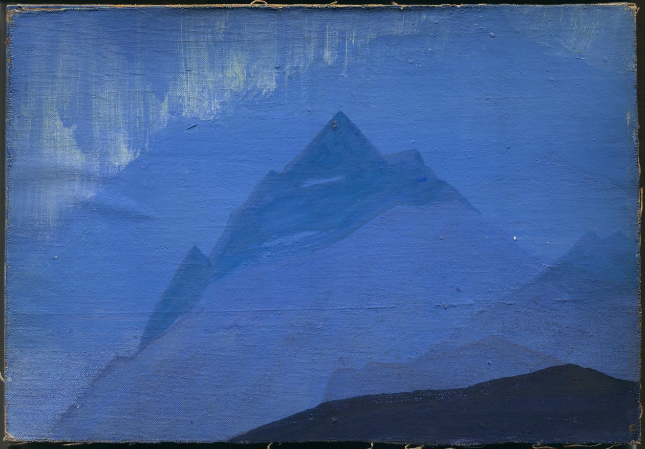 喜马拉雅山，雨，1933年 作者 尼古拉斯·罗里奇