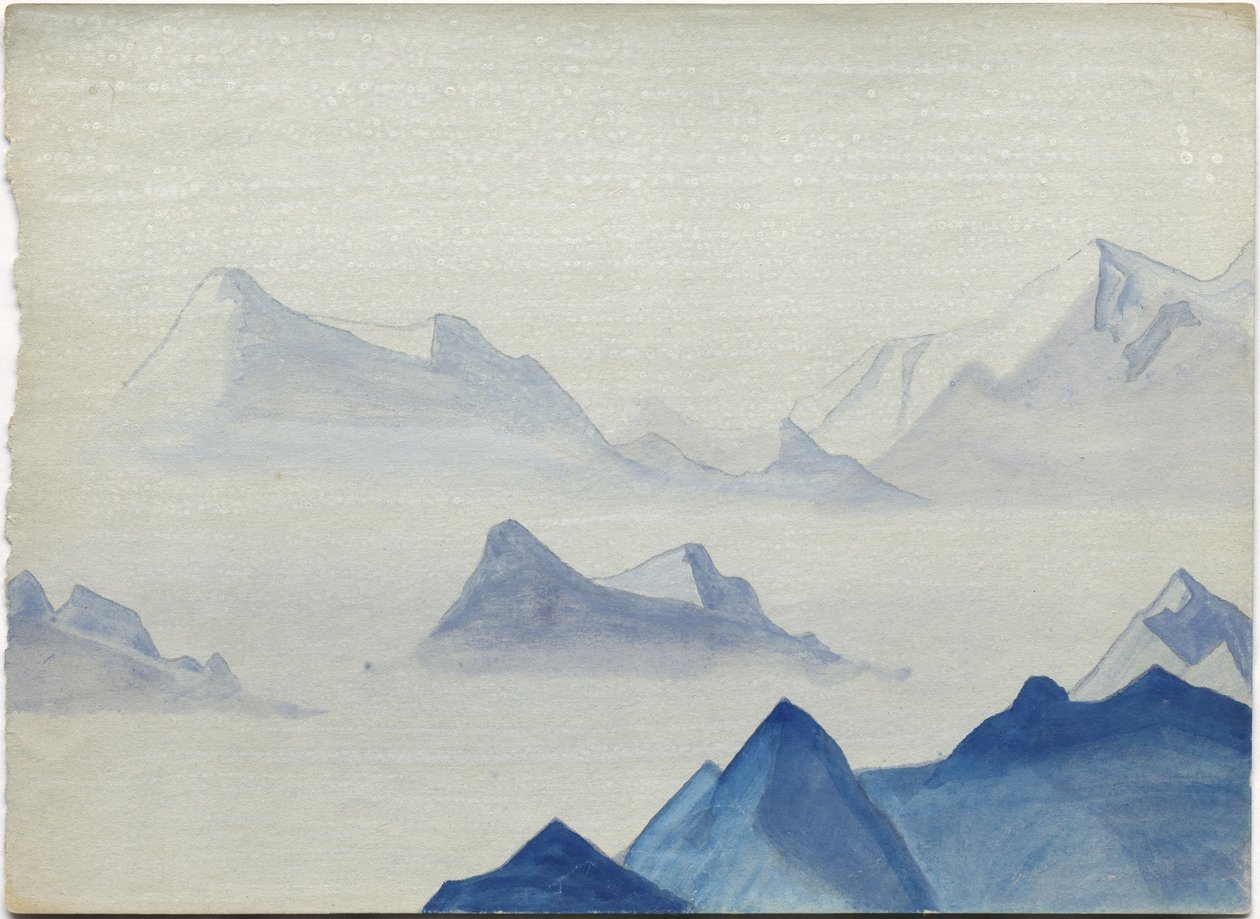 喜马拉雅山，专辑叶子，1933-34 作者 尼古拉斯·罗里奇