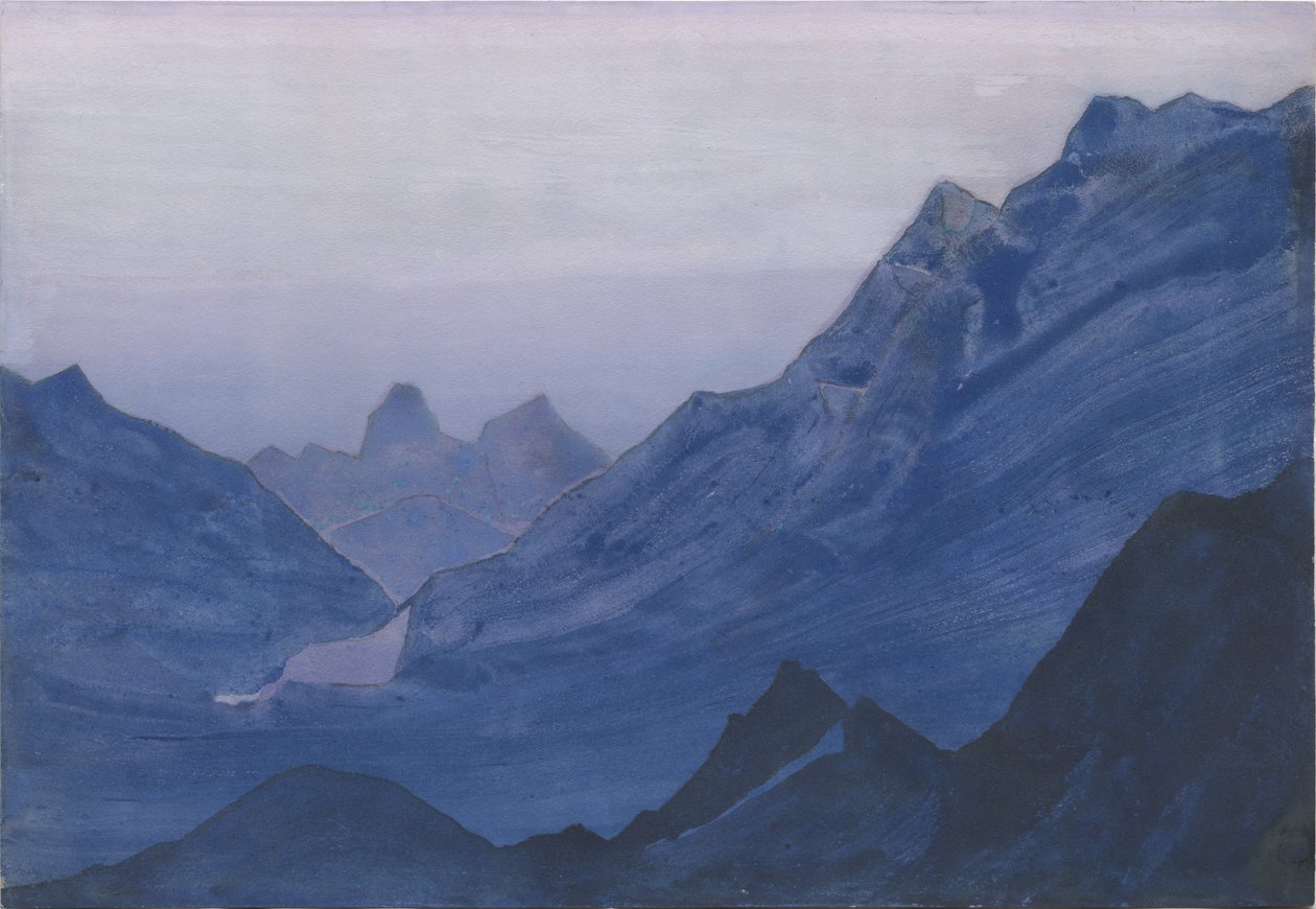 喜马拉雅山，专辑叶子，1934年 作者 尼古拉斯·罗里奇