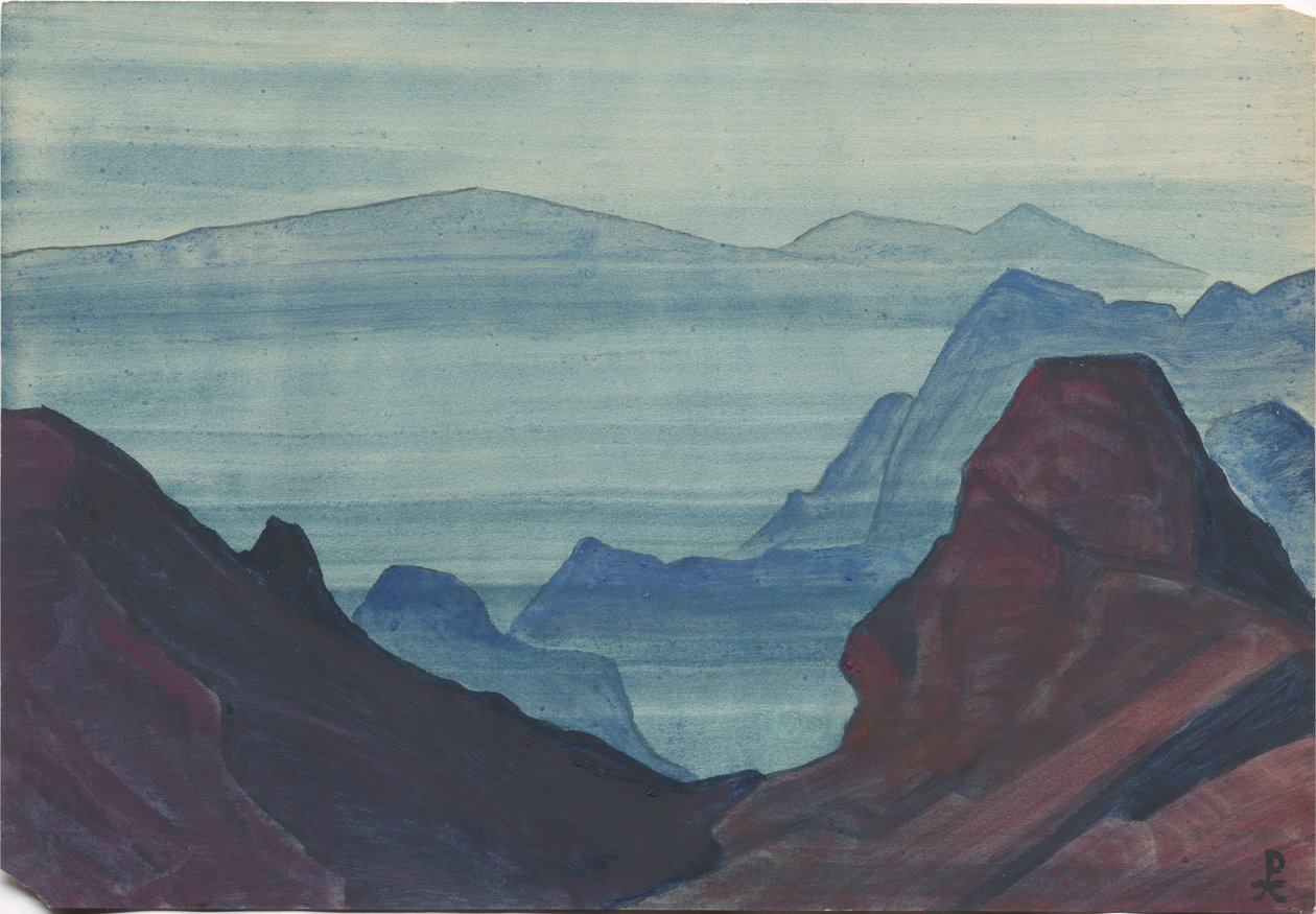 喜马拉雅山，专辑叶子，1934年 作者 尼古拉斯·罗里奇