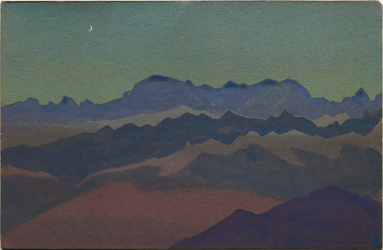 1936年在喜达屋附近的喜马拉雅山 作者 尼古拉斯·罗里奇