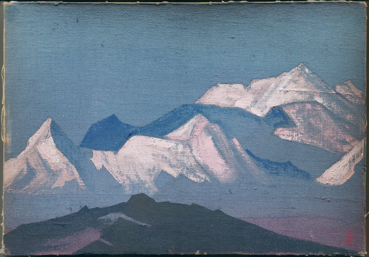 喜马拉雅山，素描，1933年 作者 尼古拉斯·罗里奇