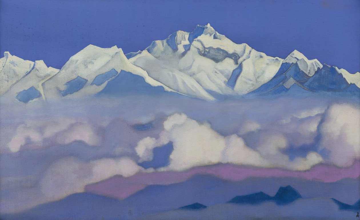 Kanchenjunga，1936年 作者 尼古拉斯·罗里奇