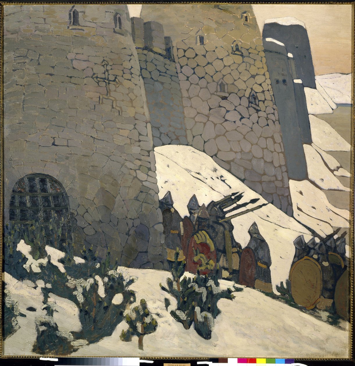 手表尼古拉斯-罗瑞奇（1874-1947 年）的画作，布面油画 作者 尼古拉斯·罗里奇