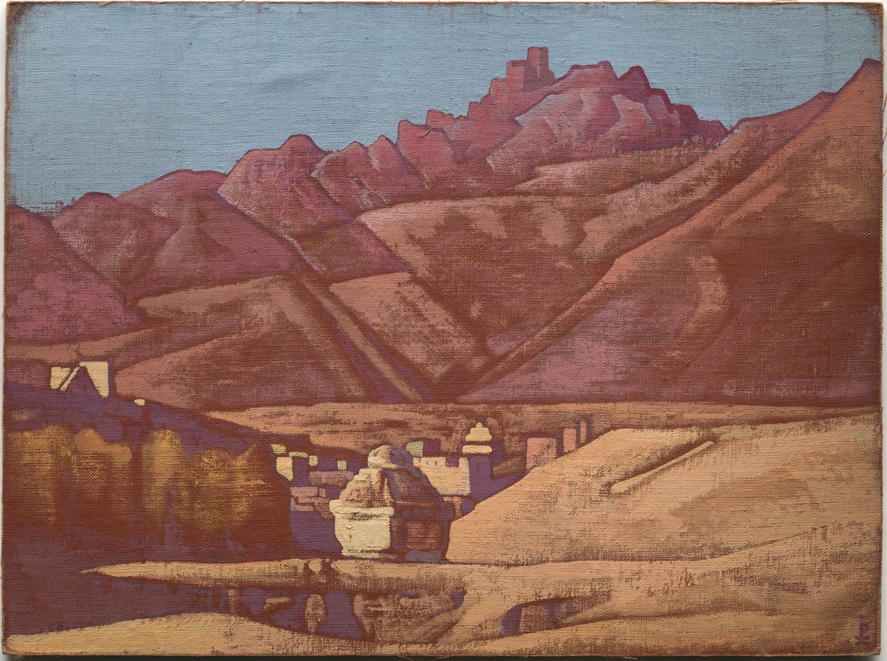 列城，拉达克，1925年 作者 尼古拉斯·罗里奇