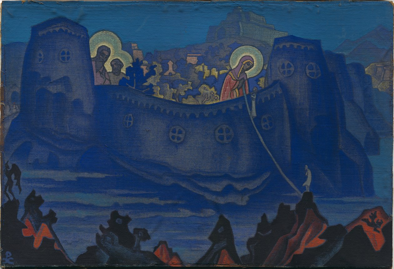 麦当娜迪LAVORO，素描，1933年 作者 尼古拉斯·罗里奇