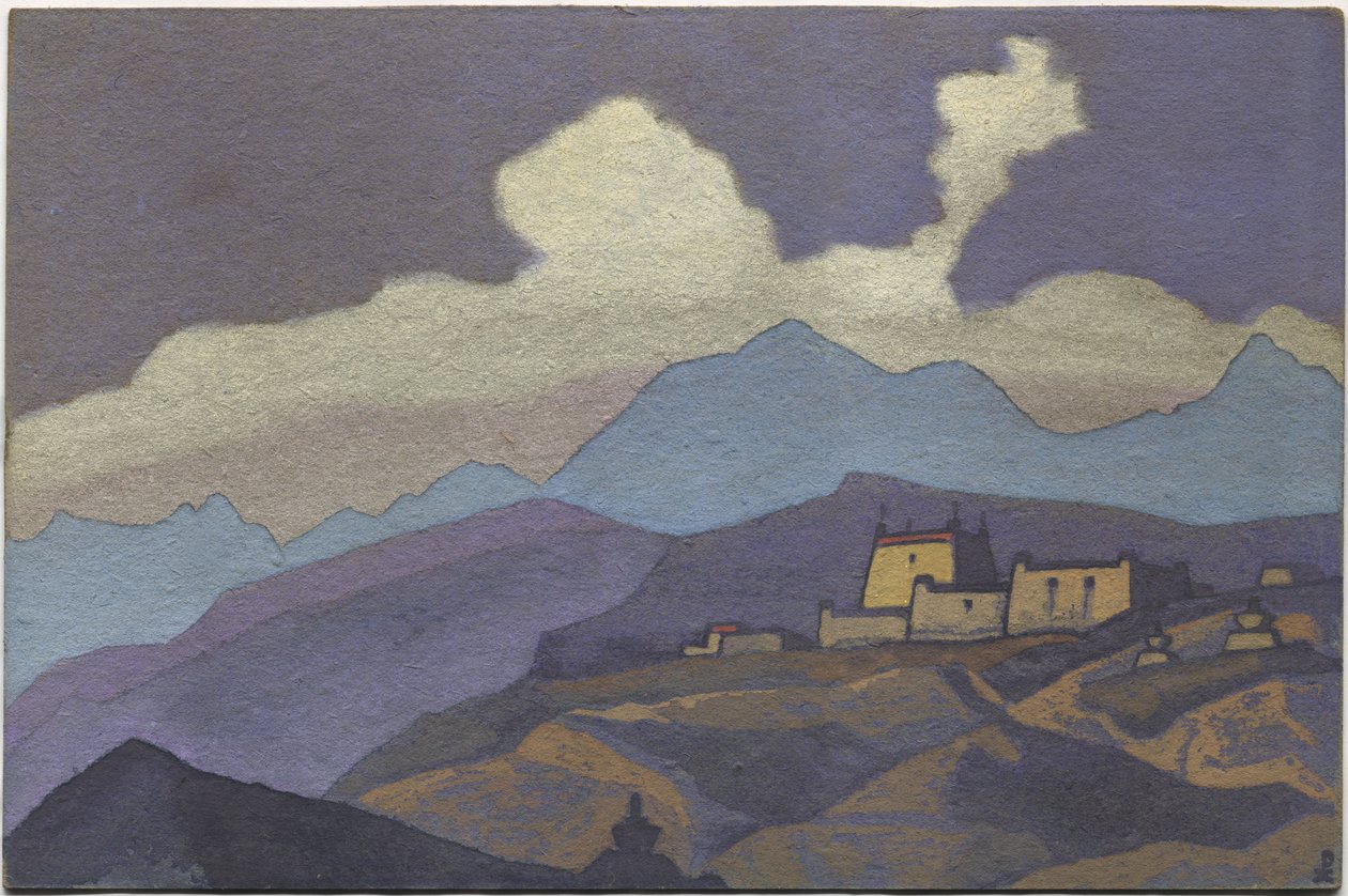 1936年，西藏藏区的修道院 作者 尼古拉斯·罗里奇