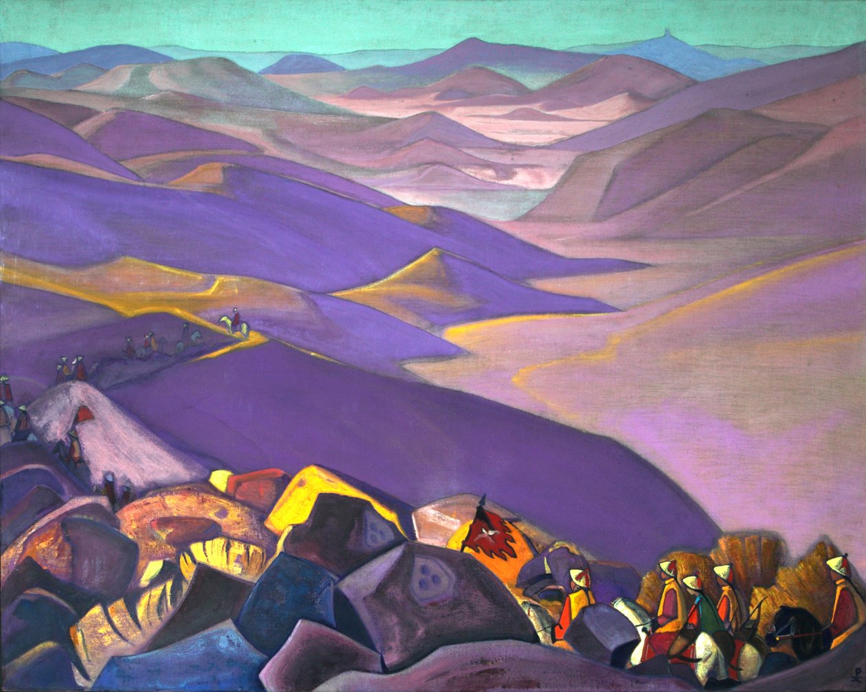 蒙古，成吉思汗》，1938年。   作者 尼古拉斯·罗里奇