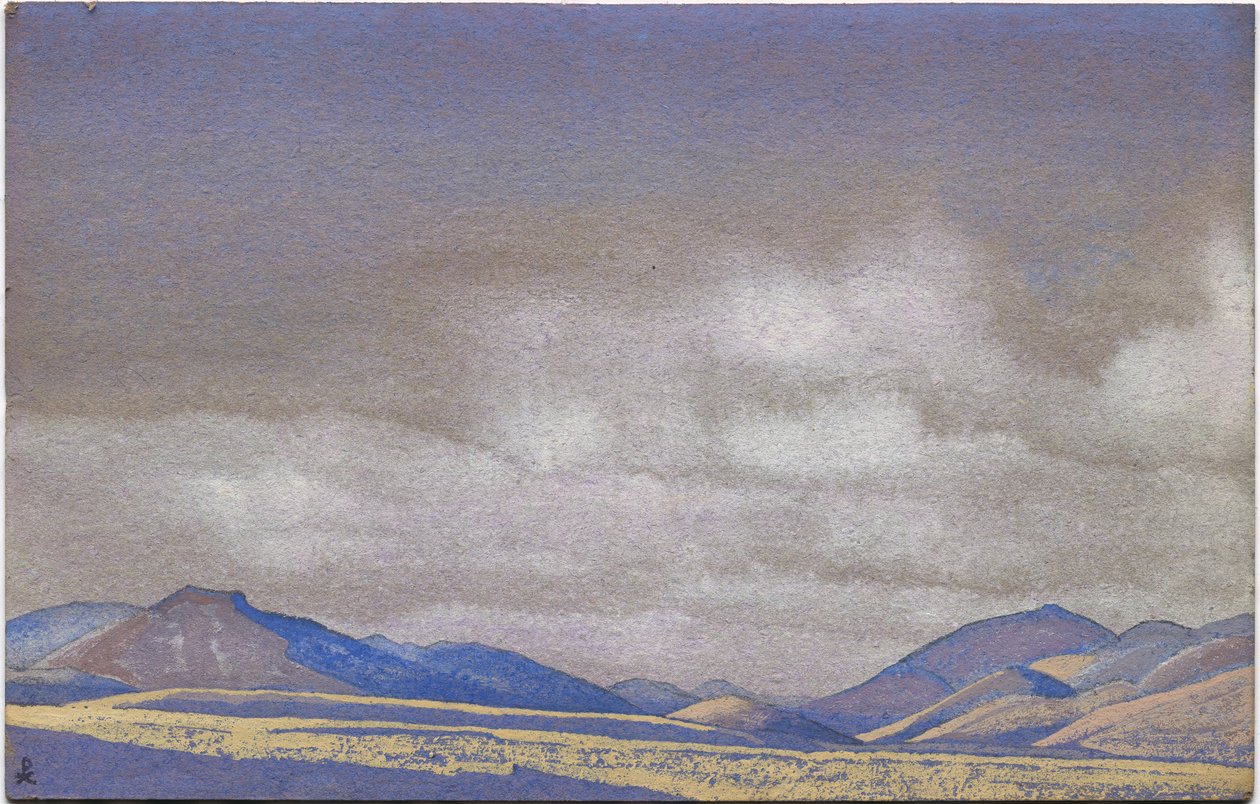蒙古，查哈尔山，1936年 作者 尼古拉斯·罗里奇
