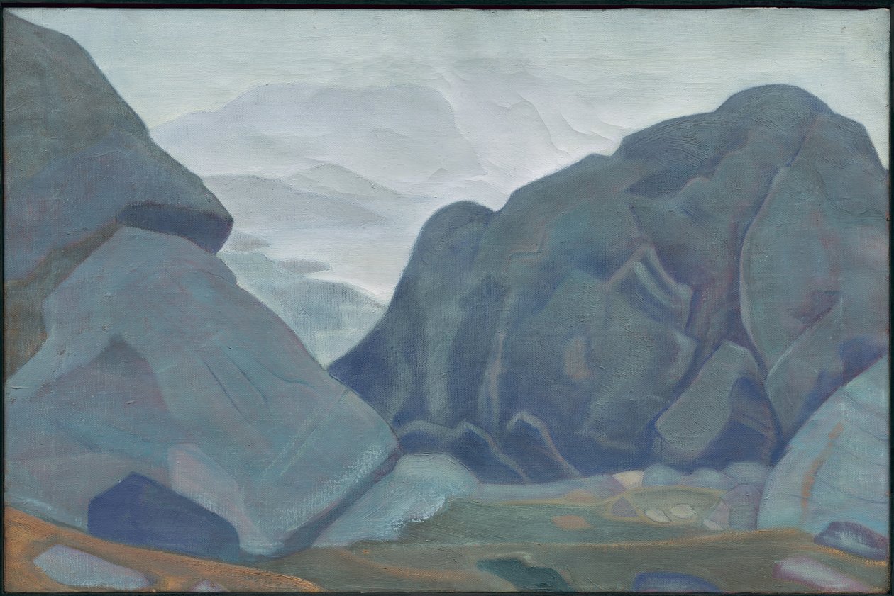 缅因州，Monhegan，“海洋”系列，1922年 作者 尼古拉斯·罗里奇