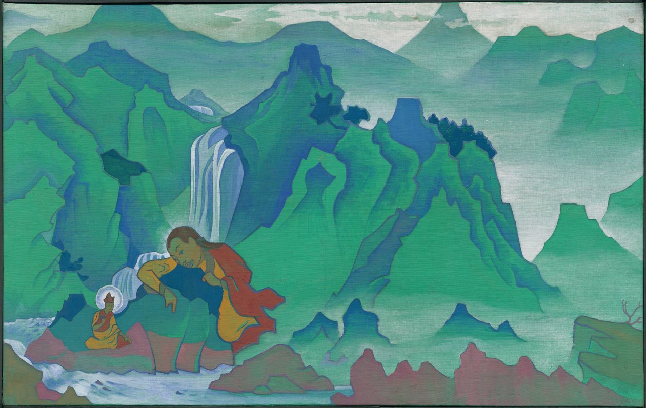 Padma Sambhava，《东方横幅》系列，1924年 作者 尼古拉斯·罗里奇