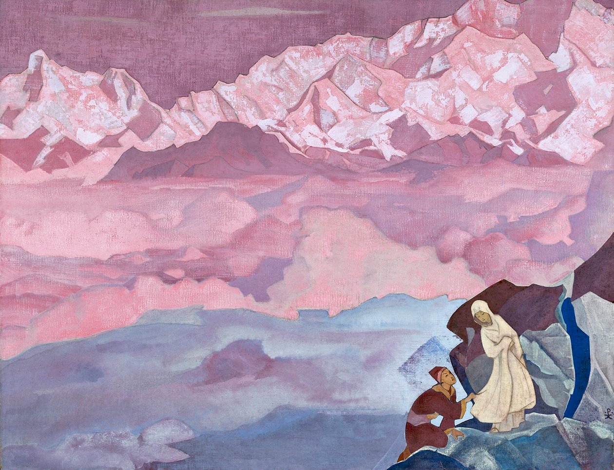 领导者，1924年。 作者 尼古拉·康斯坦丁·诺维奇·罗里奇