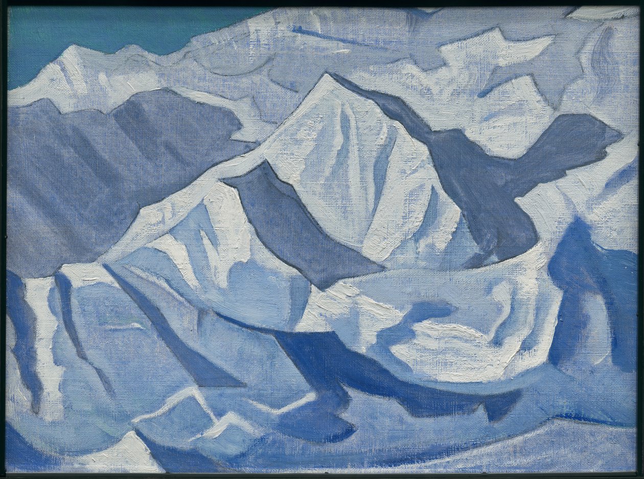 Snowy Ascent，“喜马拉雅山”系列，1924年 作者 尼古拉斯·罗里奇