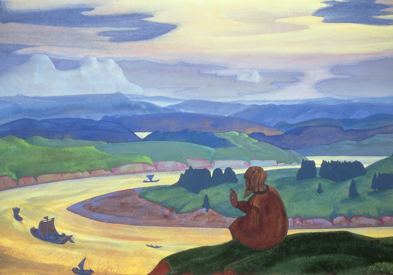 圣Prokopius，1914年 作者 尼古拉斯·罗里奇
