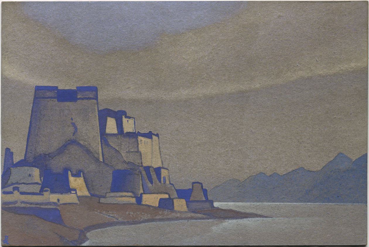 西藏，宗，1936年 作者 尼古拉斯·罗里奇