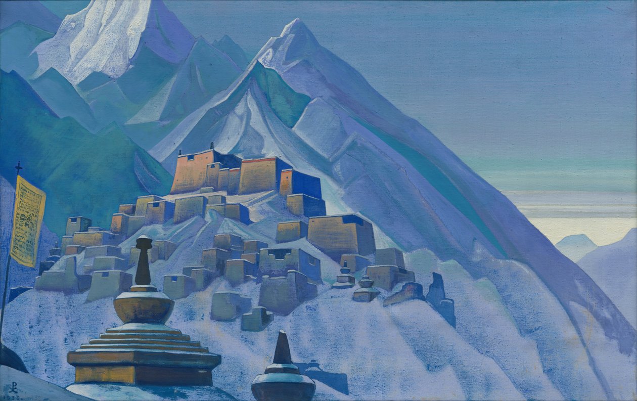 西藏。喜马拉雅山，1933年 作者 尼古拉斯·罗里奇
