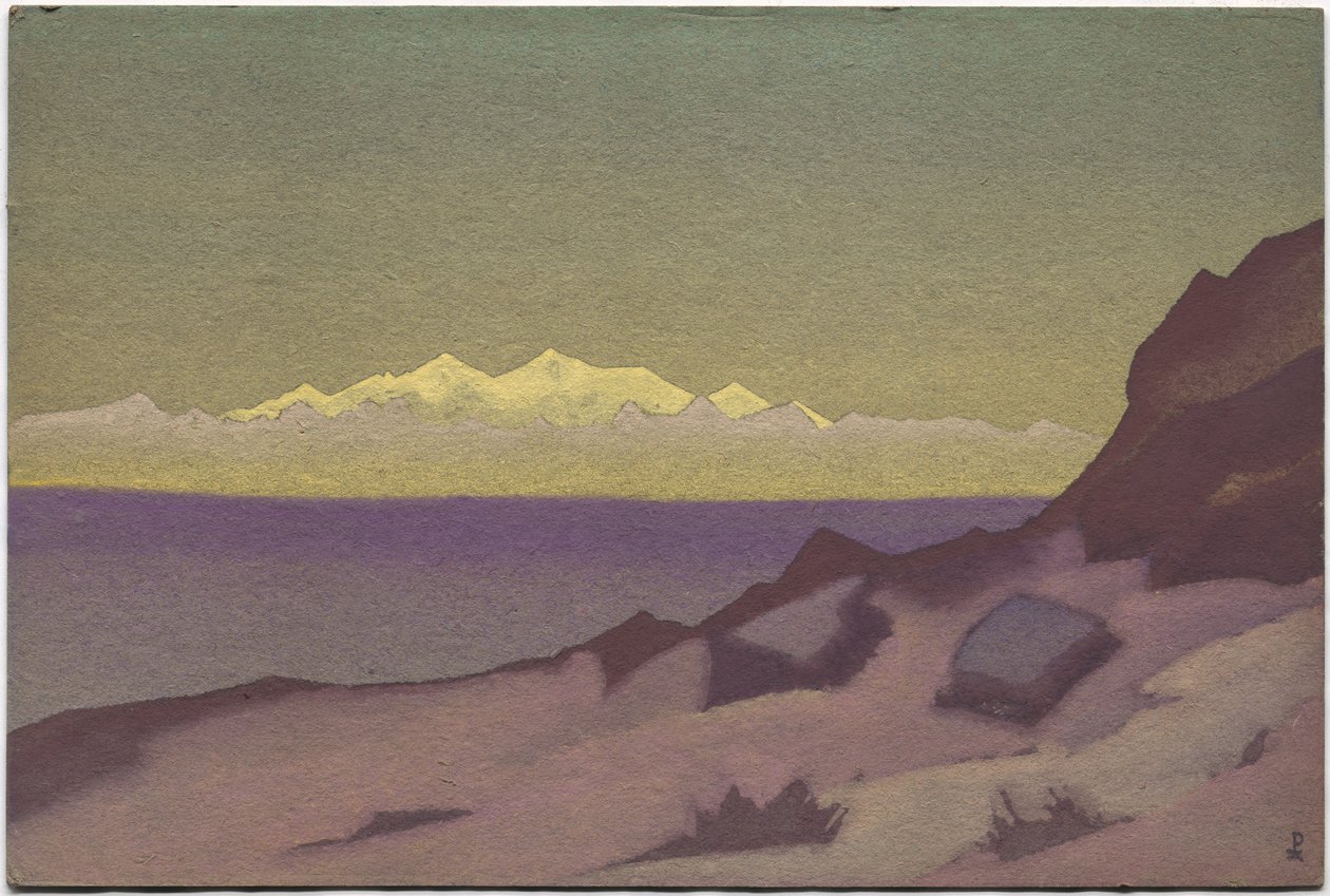 柴达木藏族边境，1936年 作者 尼古拉斯·罗里奇