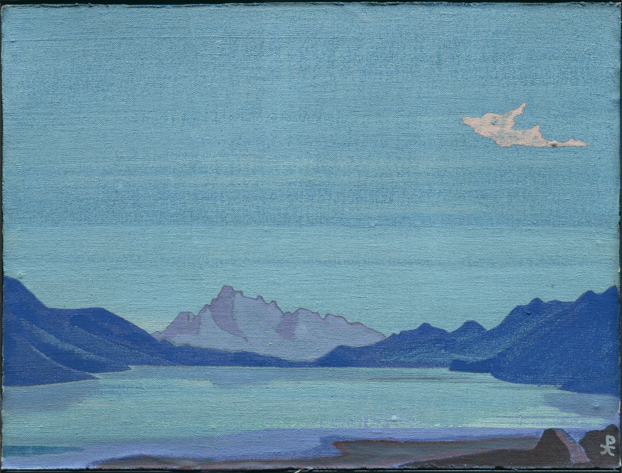 西藏湖泊，1933年 作者 尼古拉斯·罗里奇