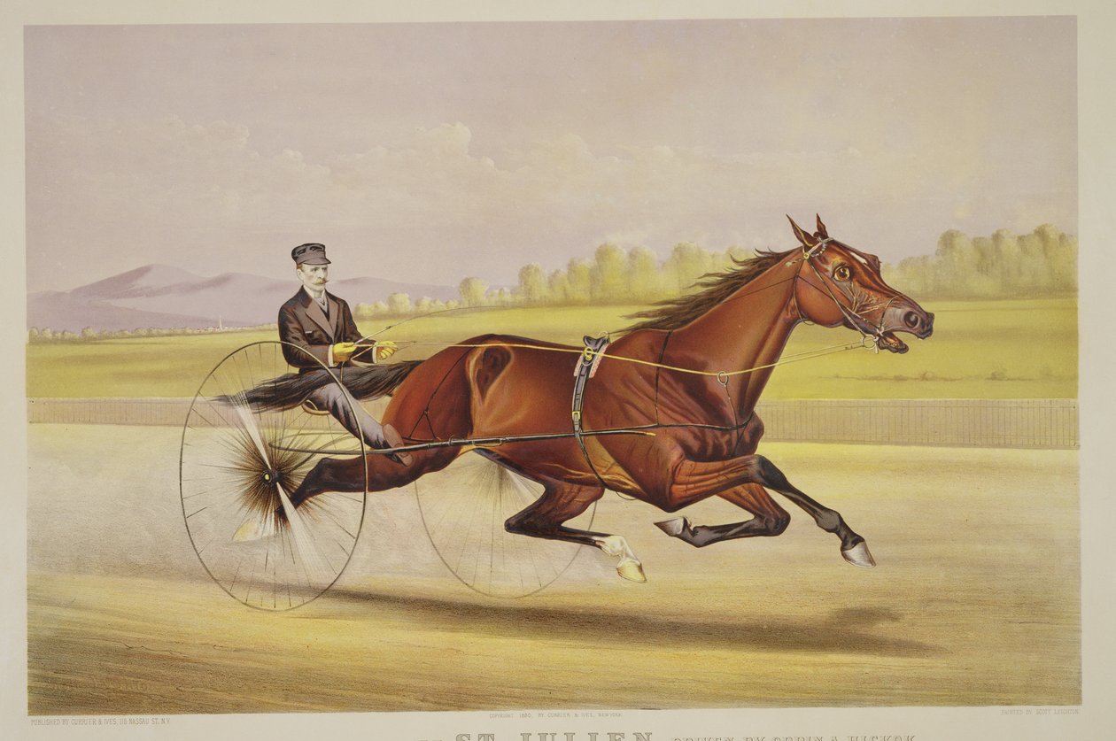 草坪之王，&39;圣Julien&39;，Orrin A. Hickok，酒吧。作者：Currier和Ives，1880年 作者 尼古拉斯·温菲尔德·斯科特·莱顿