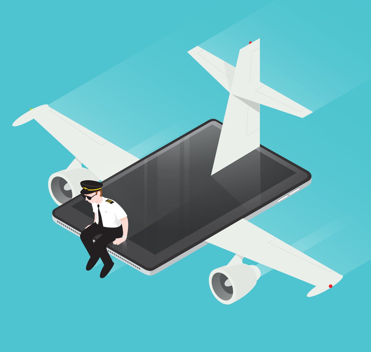 iPlane，2016（数字） 作者 尼克·迪戈里