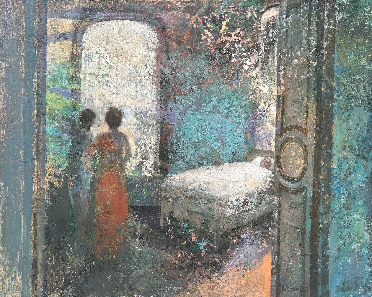 精神之屋，2023-23（木板油画） 作者 尼克·威廉姆斯