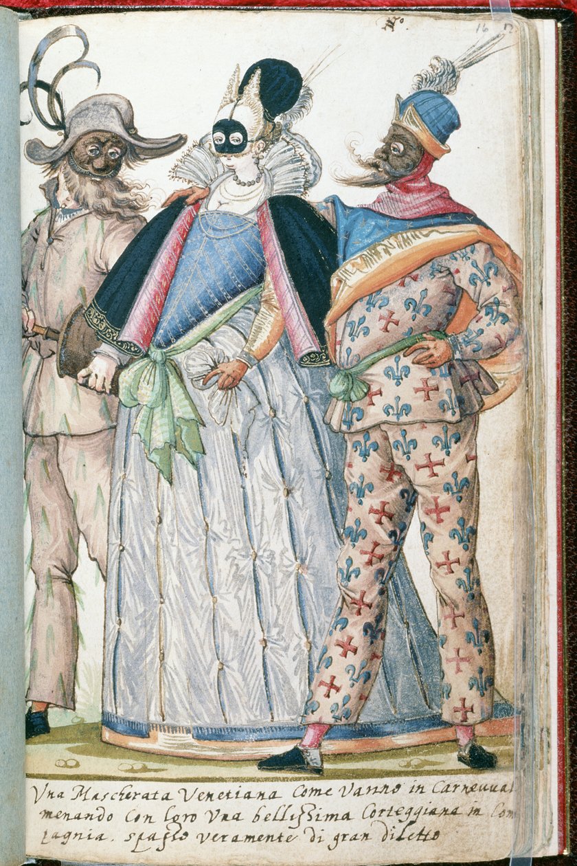 MS W.477 fol.16来自Kippell服装的照明，c.1588 作者 尼古拉斯·基普尔
