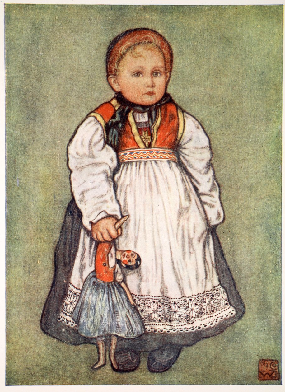 1905年，Telemarken的一个婴儿 作者 尼科·容曼