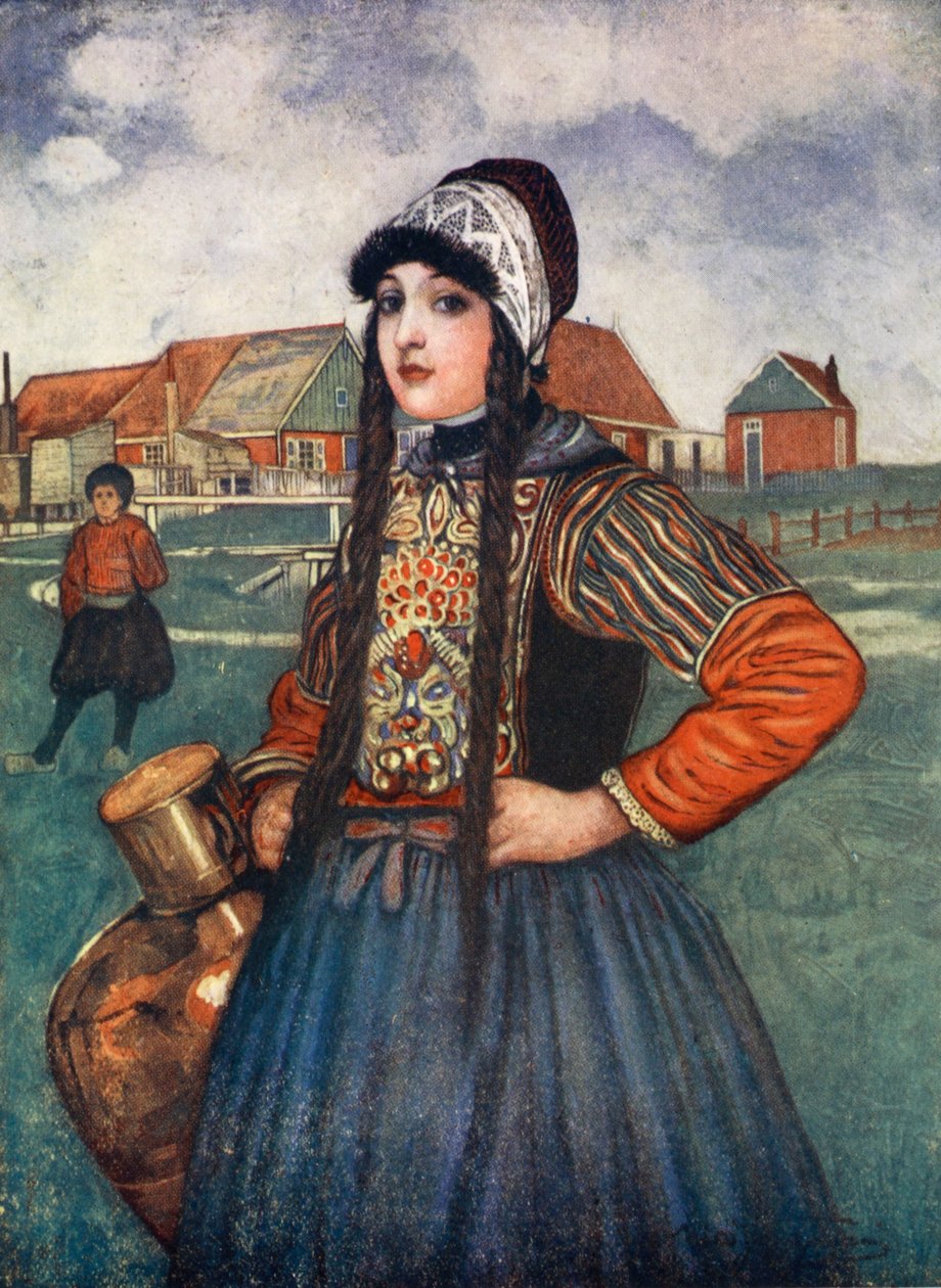 马克的一个女孩，1904年 作者 尼科·容曼
