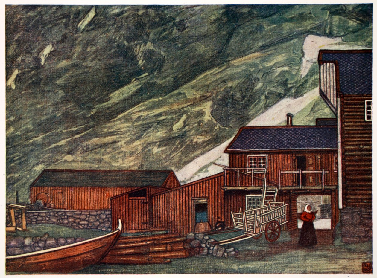 在1905年的峡湾，Sundalsoren 作者 尼科·容曼