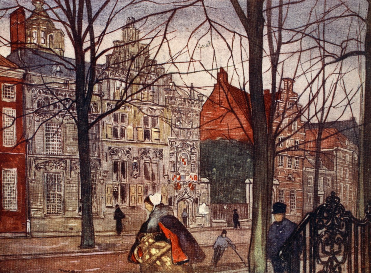 Oude Delft，1904年 作者 尼科·容曼