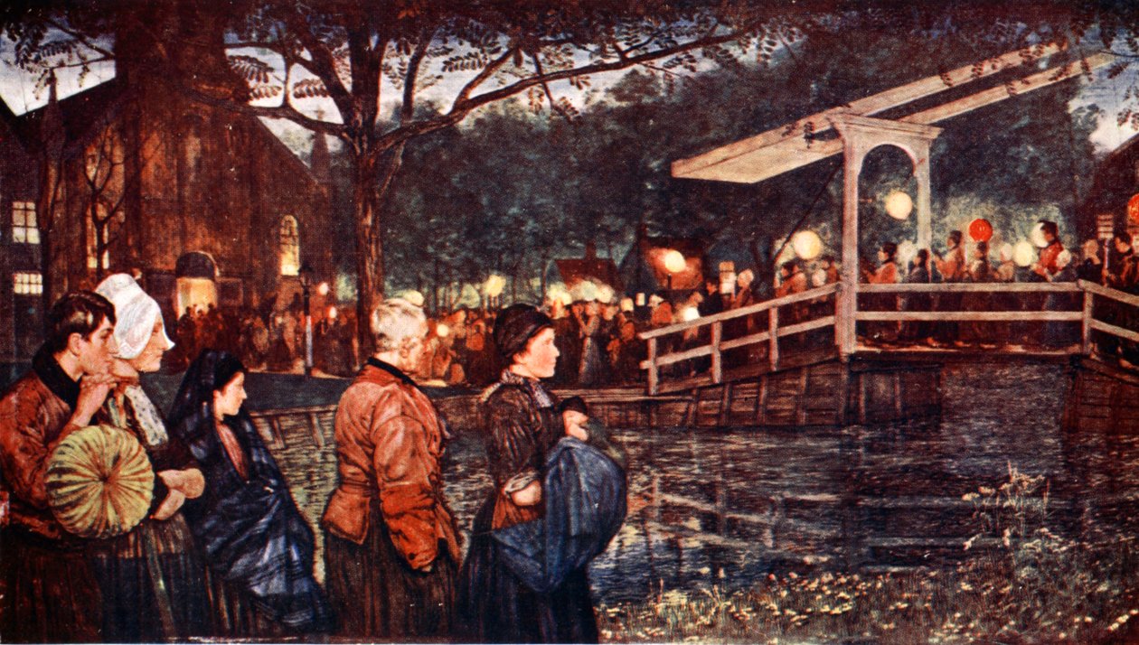 宗教游行I，1904年 作者 尼科·容曼