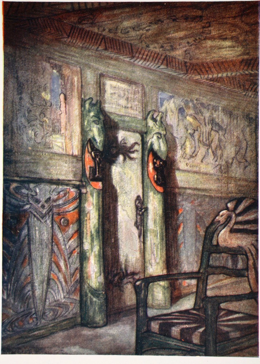 房间由Munthe在Holmencollen，1905年 作者 尼科·容曼