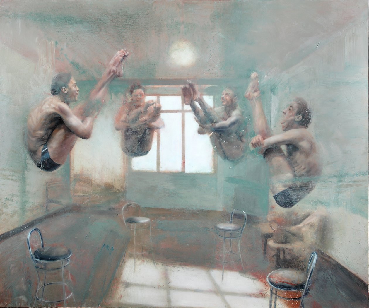 填充物》，2013 年（布面油画） 作者 尼古拉·普奇