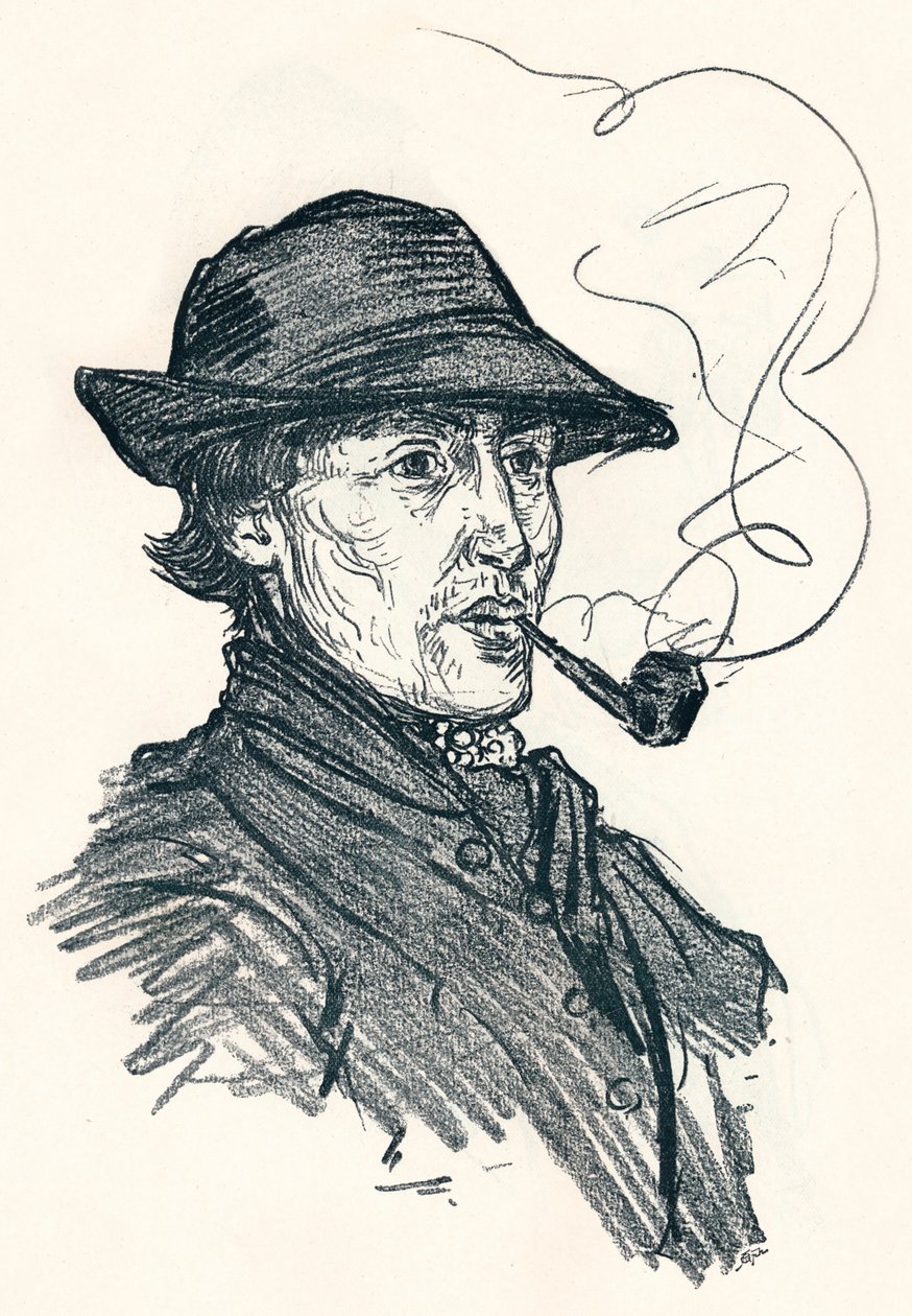 Nico Jungmann的素描，c1900年 作者 尼古拉·威廉·荣格曼