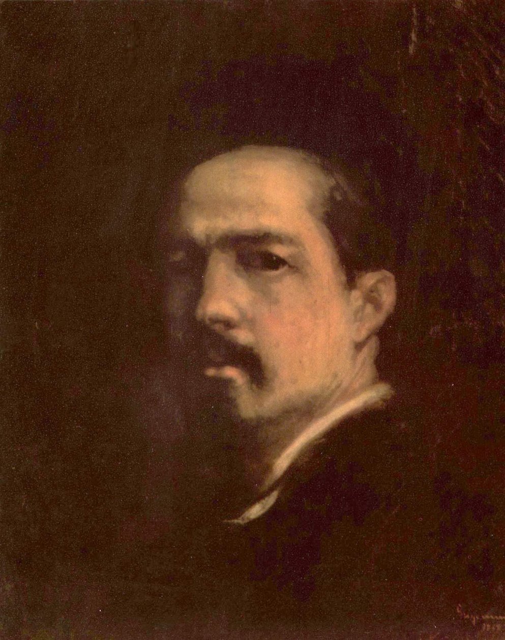 自画像 作者 尼古拉·格里戈雷斯库（Nicolae Grigorescu）