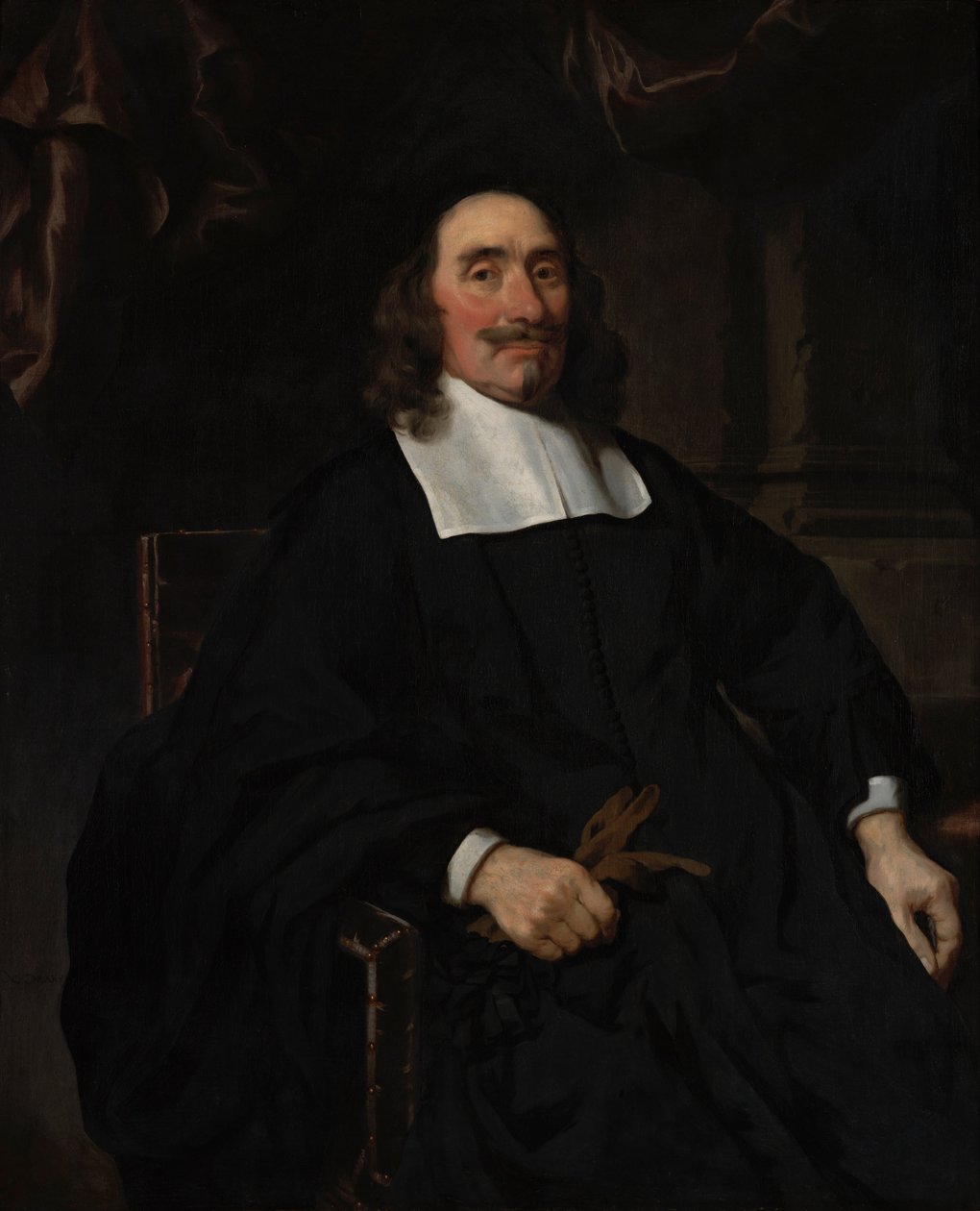 绅士的肖像 作者 尼古拉斯·梅斯（Nicolaes Maes）