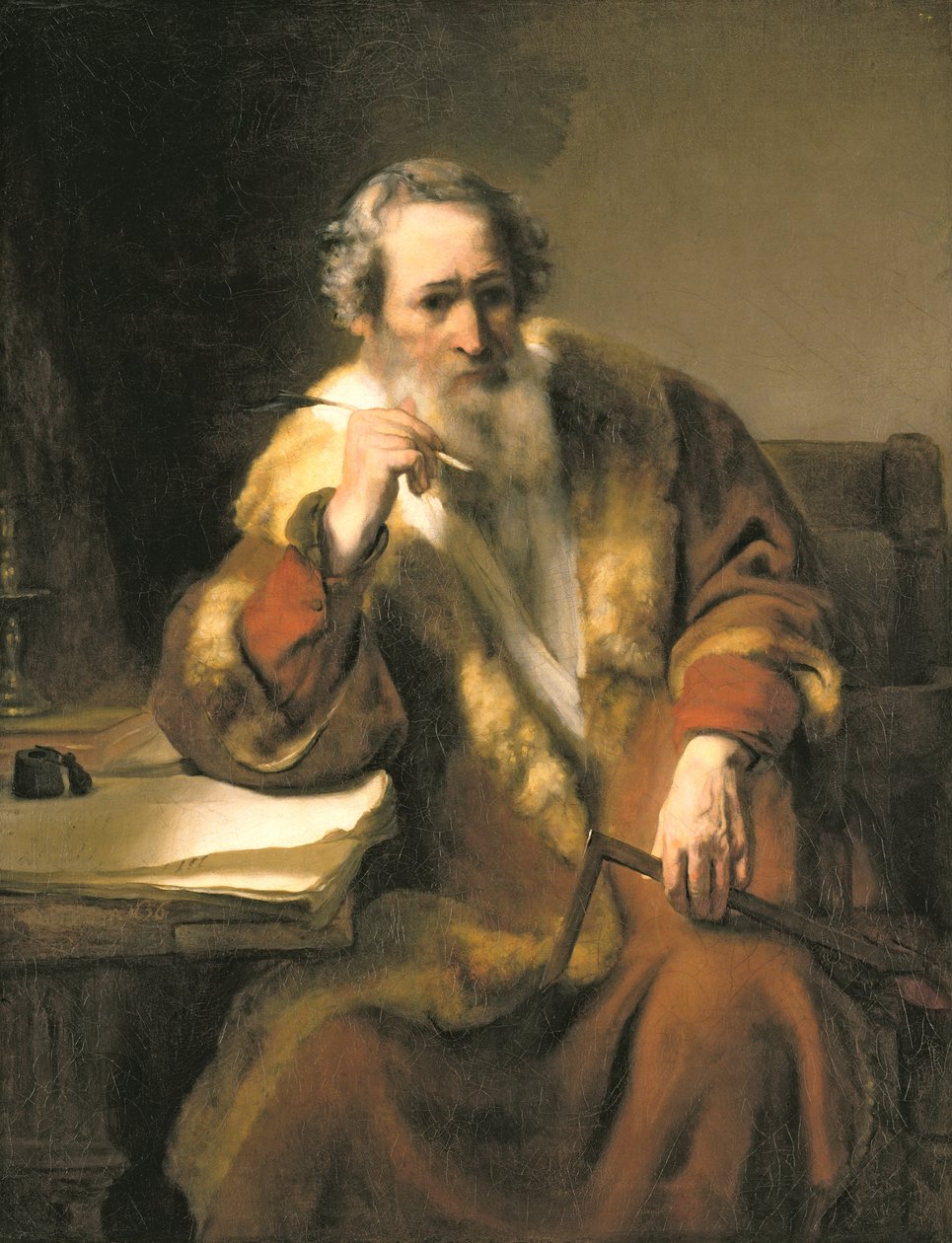 使徒托马斯 作者 尼古拉斯·梅斯（Nicolaes Maes）