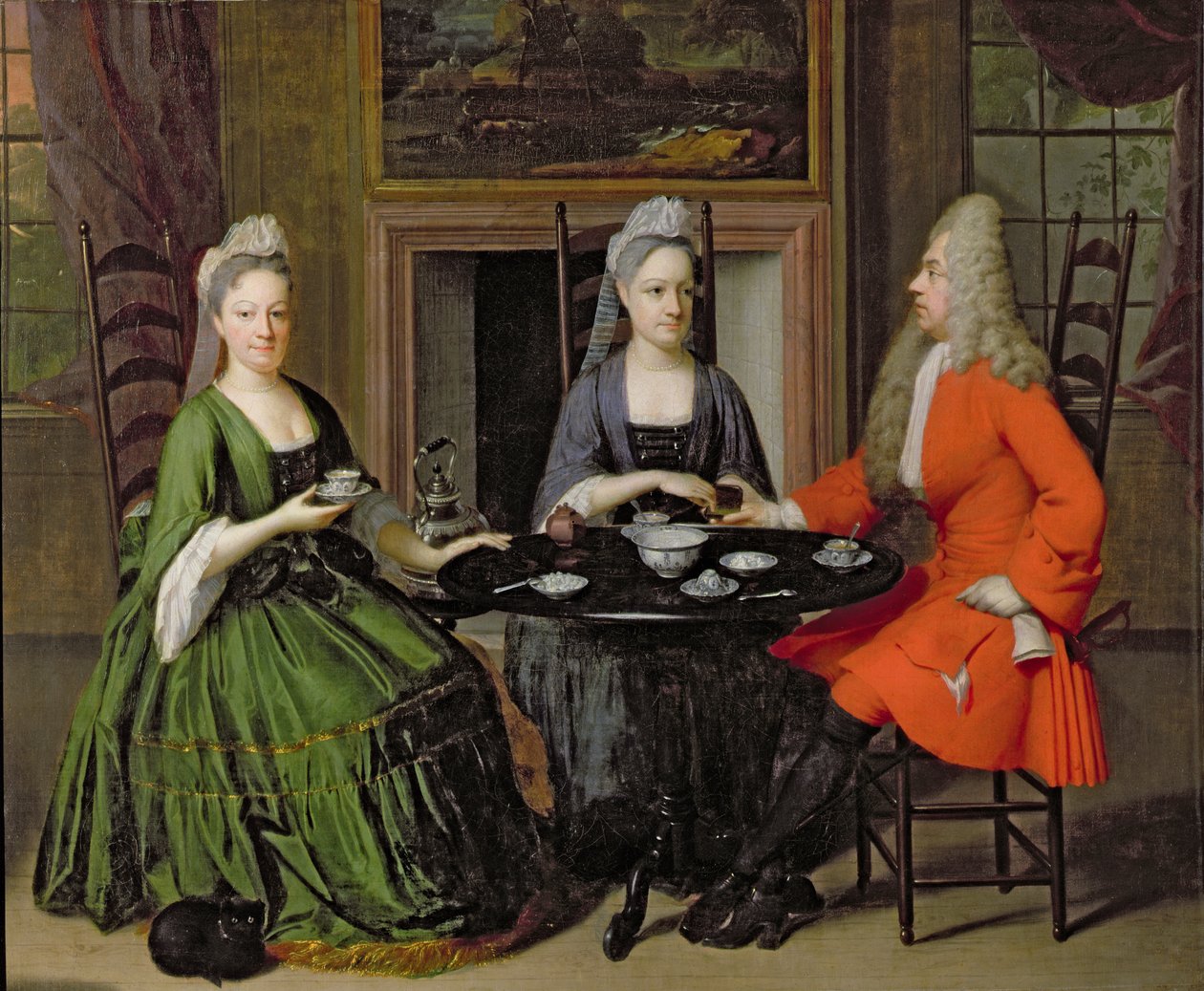 茶话会 作者 尼古拉（Nicolaes Verkolje）