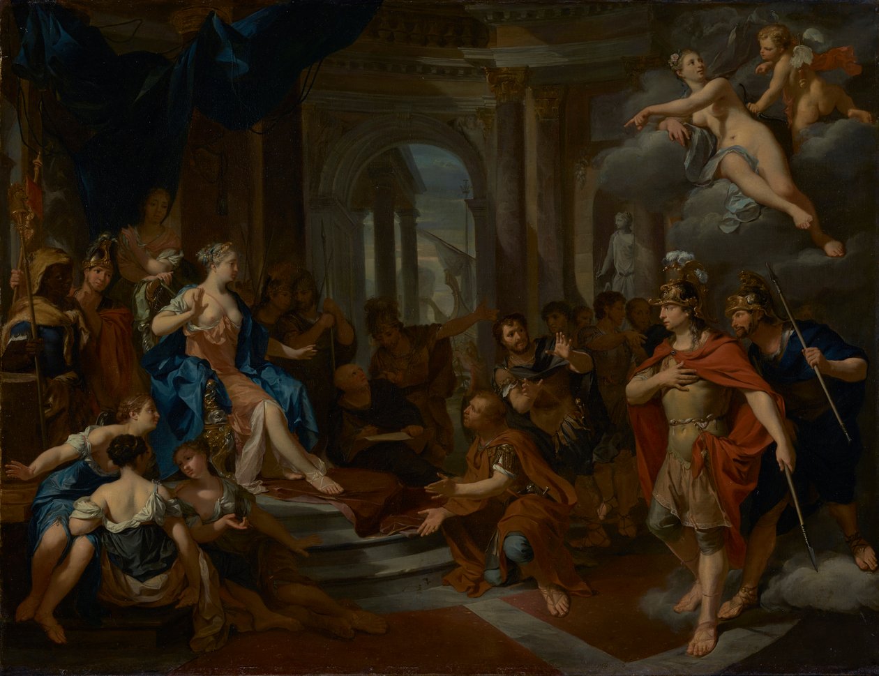 Dido和Aeneas，18世纪初 作者 尼古拉（Nicolaes Verkolje）