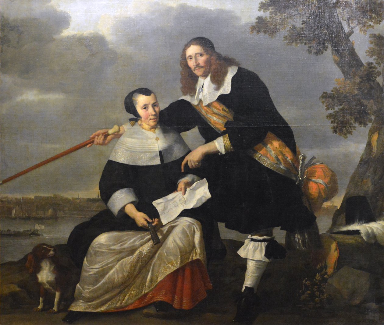 Hendryck Henck和他的妻子Catharina Browers的肖像 作者 尼古拉斯·德·赫尔特栅栏