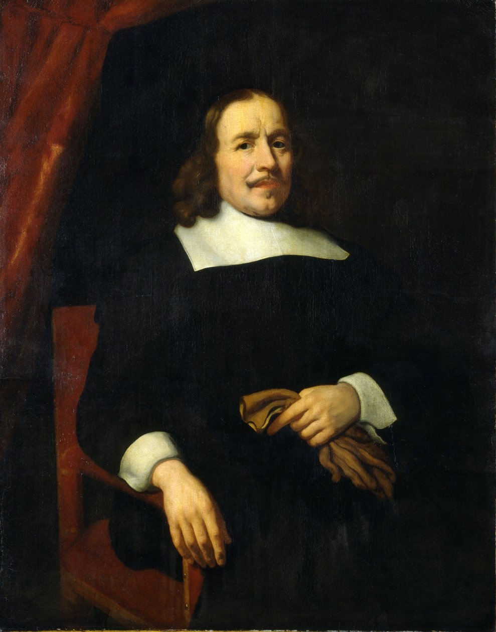 荷兰绅士 作者 尼古拉斯·梅斯（Nicolaes Maes）