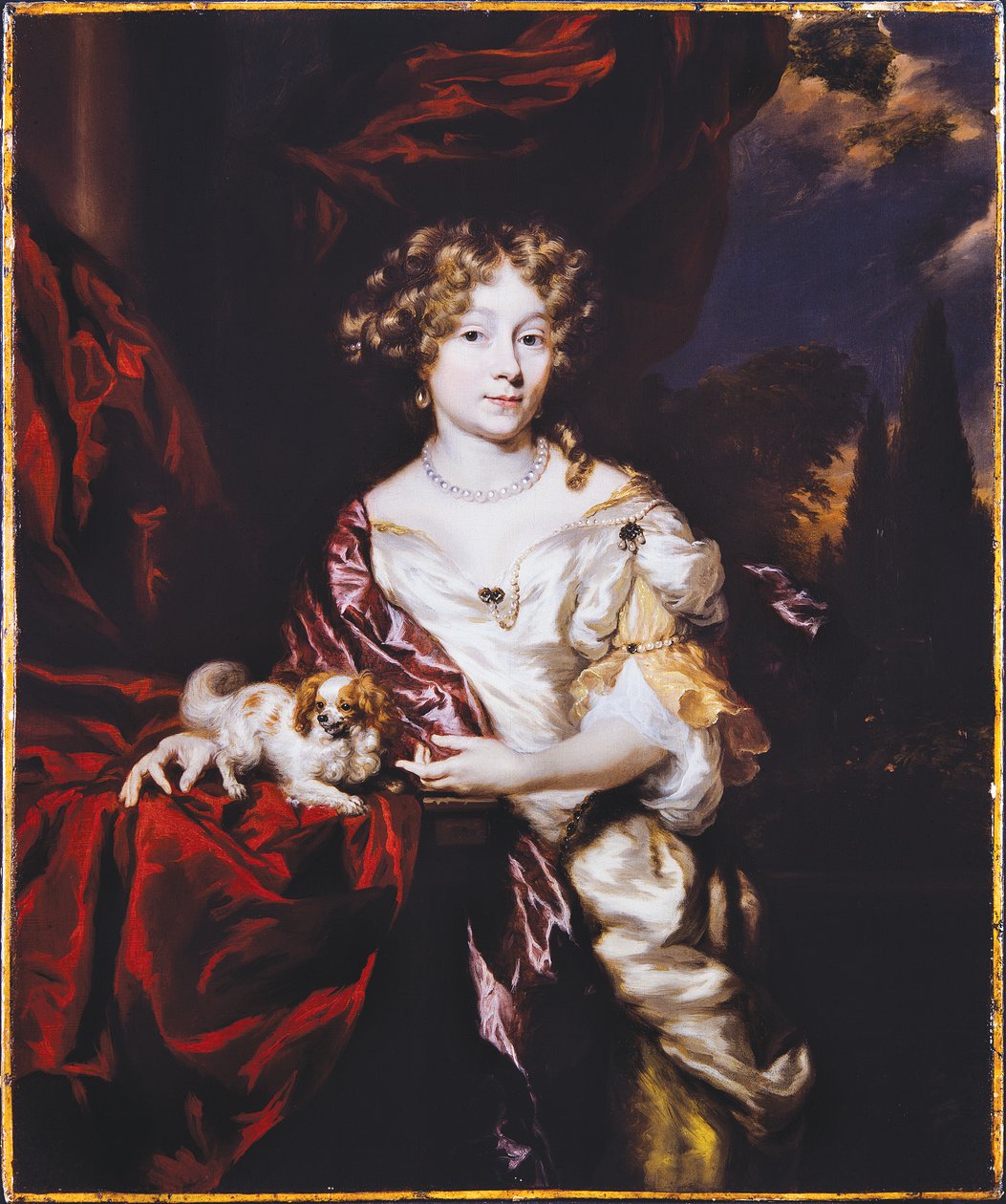 一位夫人的肖像，1677年 作者 尼古拉斯·梅斯（Nicolaes Maes）