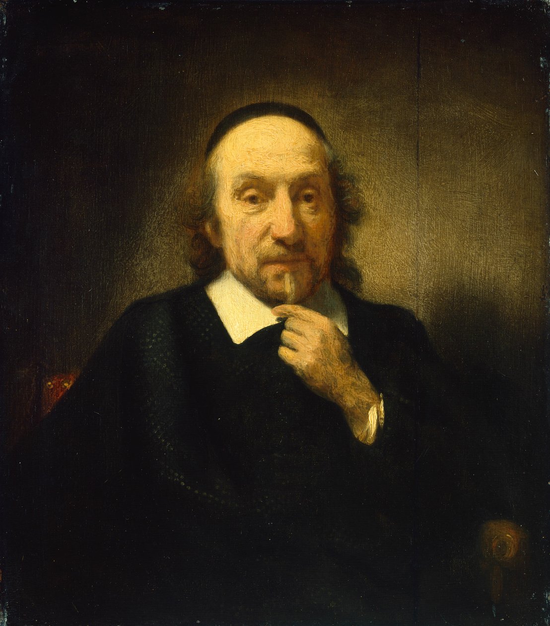 一个人的肖像 作者 尼古拉斯·梅斯（Nicolaes Maes）