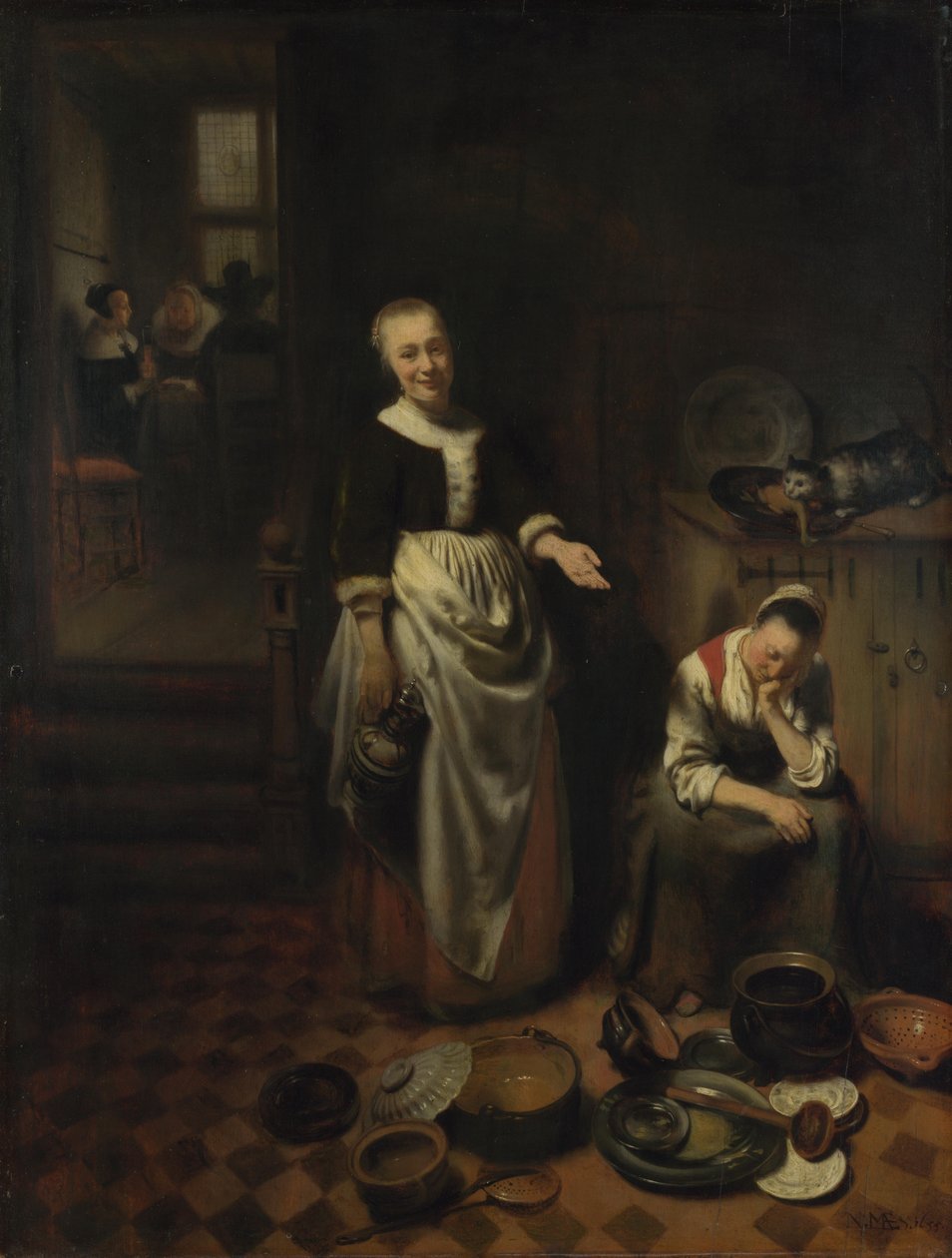 闲人 作者 尼古拉斯·梅斯（Nicolaes Maes）